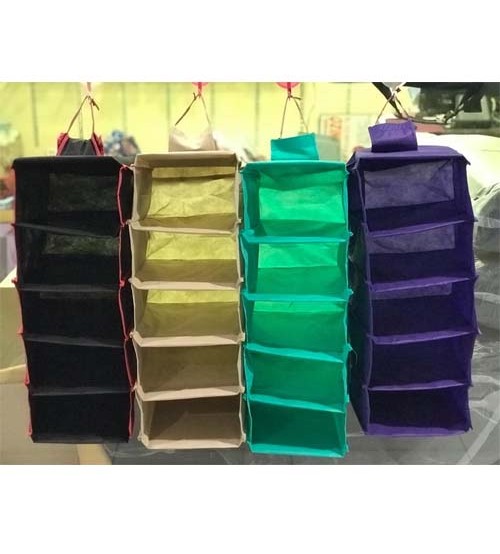 New 1Pcs 5 Portion Cloth Seprator Organizer Rack